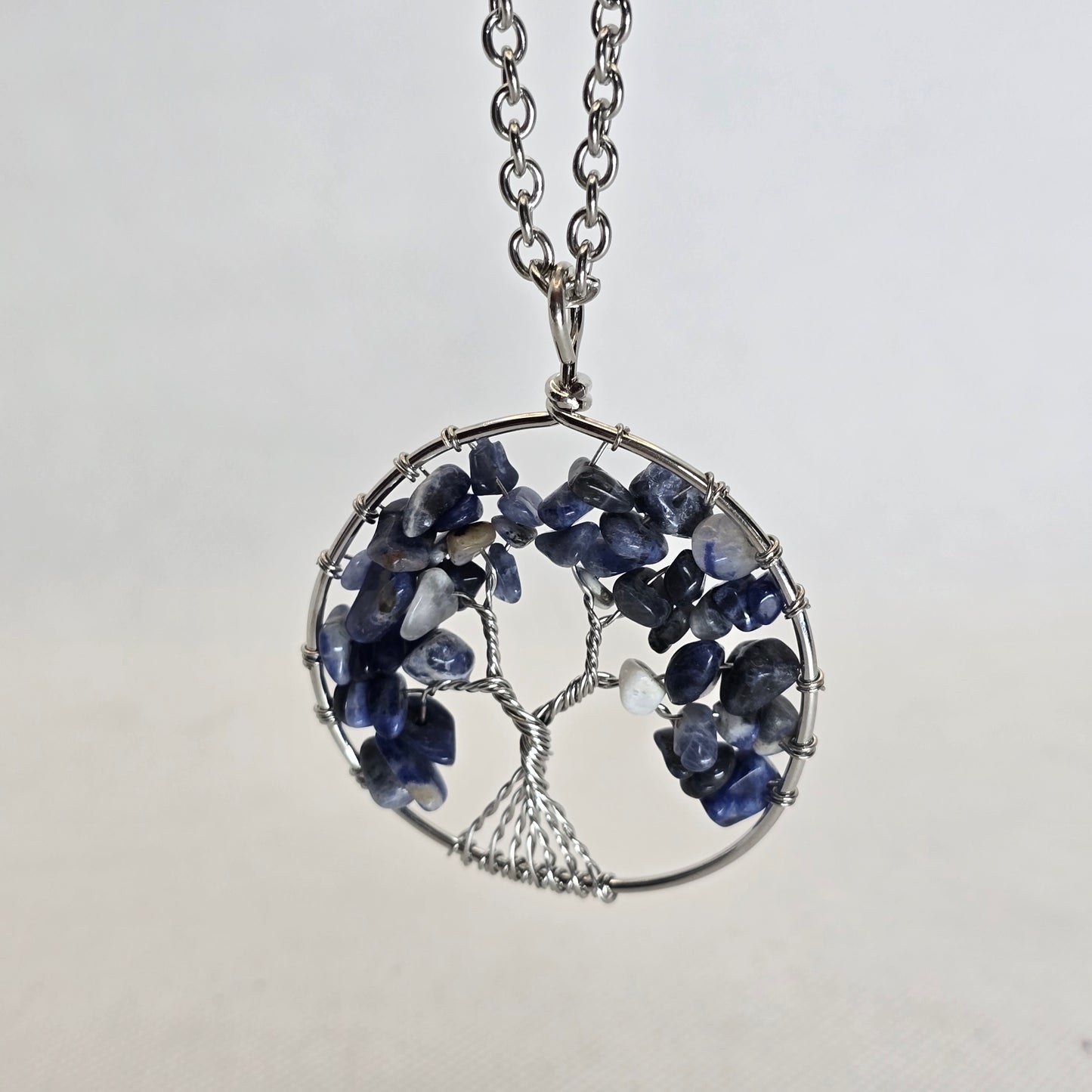 Tree of life pendant - Sodalite