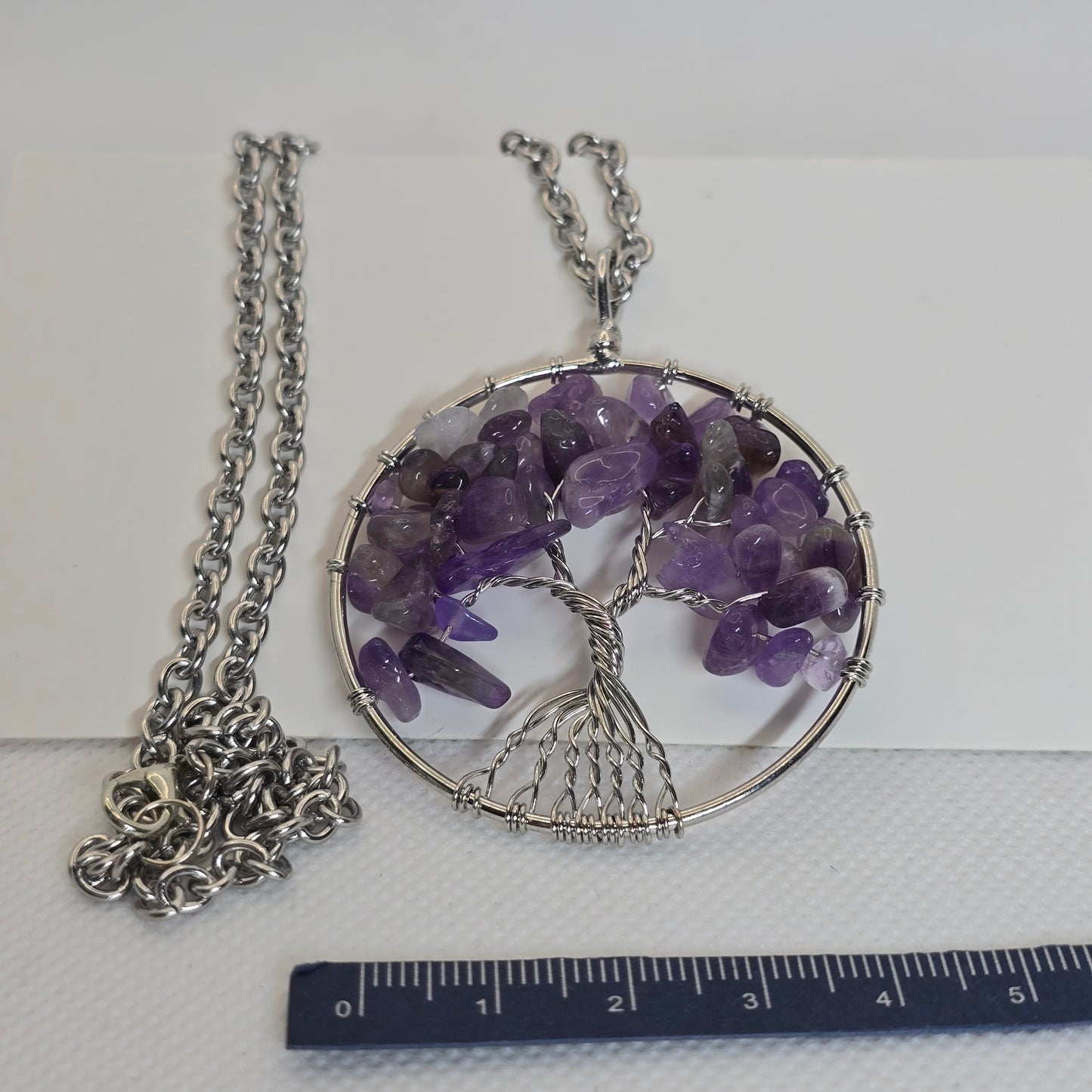 Tree of life pendant - Amethyst