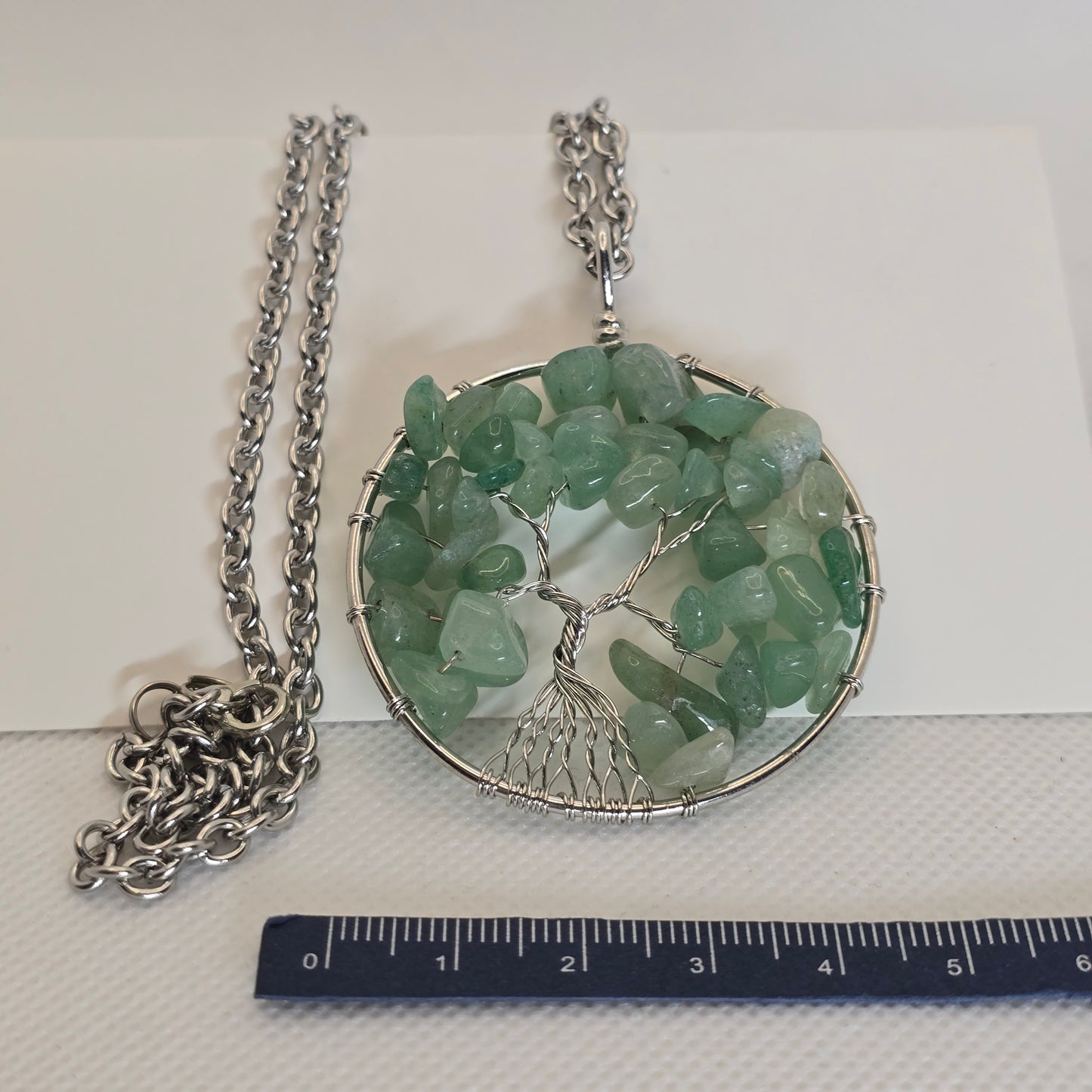Tree of life pendant necklace - Aventurine