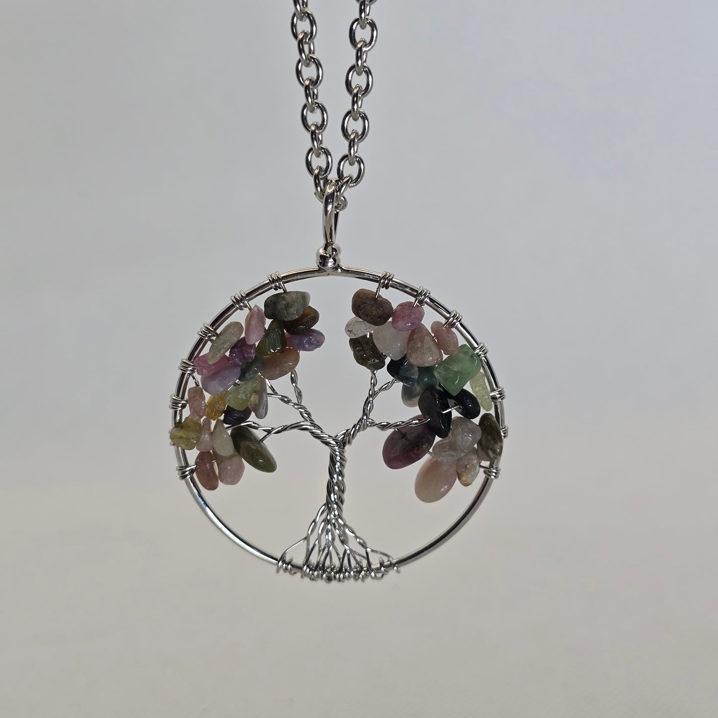 Tree of life pendant necklace - Unakite