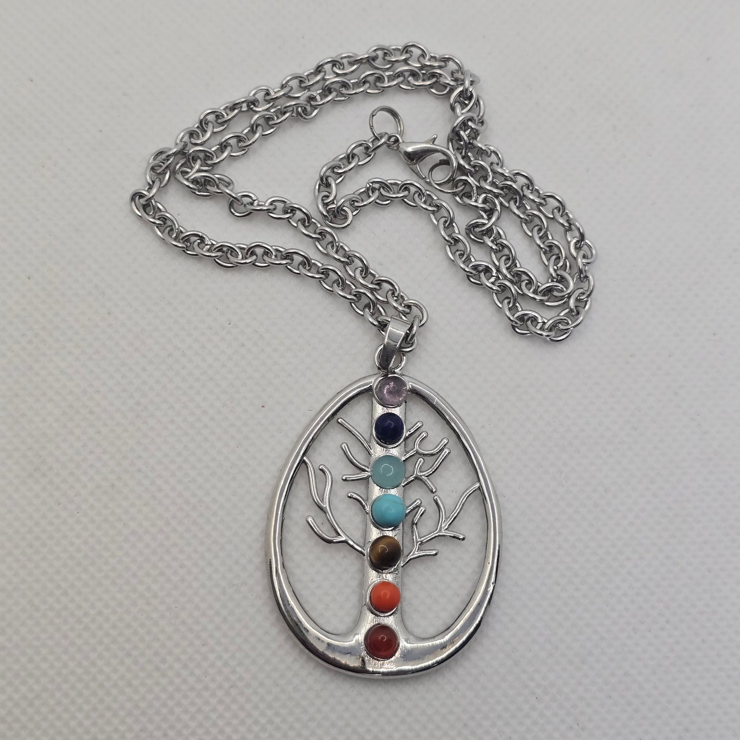 Pendant - boho chakra Tree of life