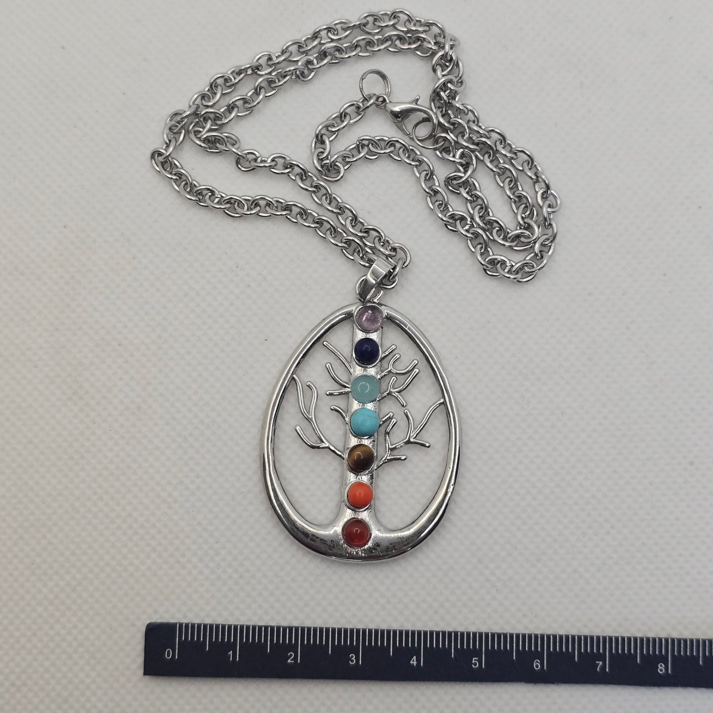 Pendant - boho chakra Tree of life